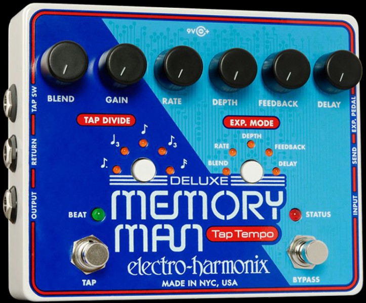 ELECTRO-HARMONIX Deluxe Memory Man Tap Tempo